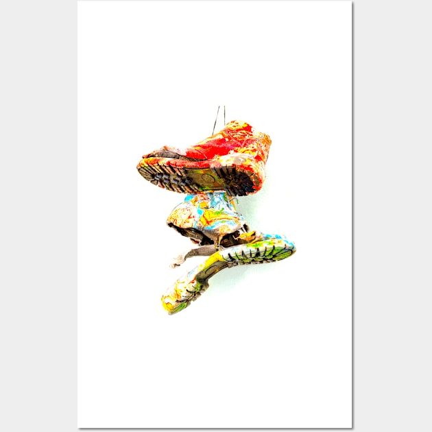 Colorful threadbare treads Wall Art by fparisi753